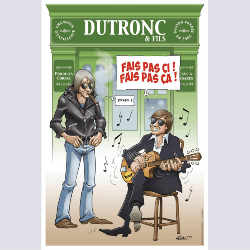 Dutronc & fils - affiche 40x60 cm