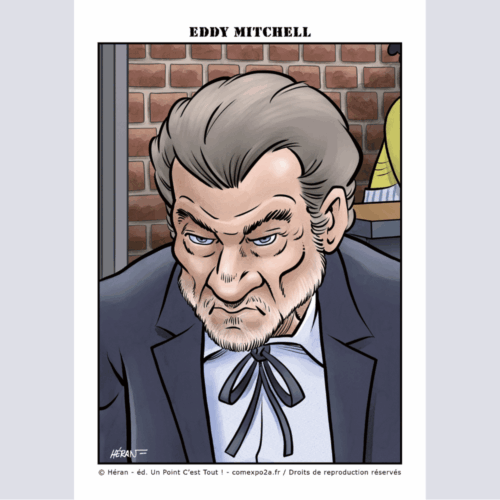 Eddy Mitchell - carte postale 10x15 cm