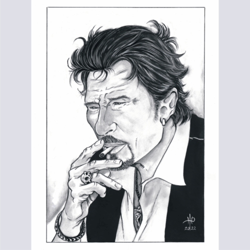 Dessin de Johnny - affiche 30x40 cm