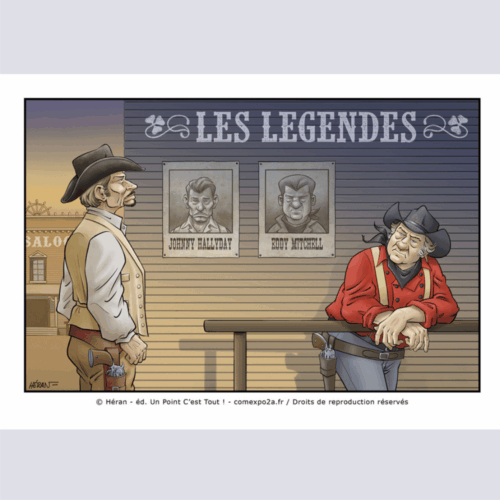 Les légendes - affiche 40x60 cm