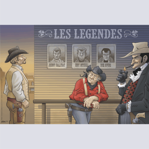 Les légendes - affiche 50x70 cm