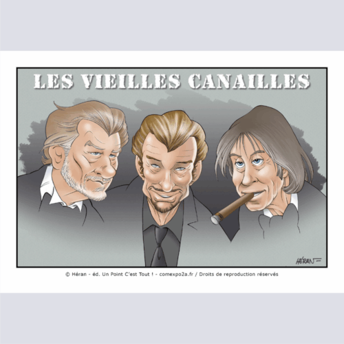 Les vieilles canailles - affiche 30x42 cm